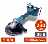 Аренда аккумуляторной УШМ/Болгарки Makita DGA900Z в компании ГенПрокат