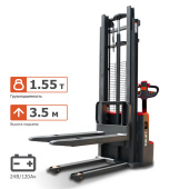 Аренда штабелера самоходного электрического (3,5 м / 1,55 т) в компании ГенПрокат
