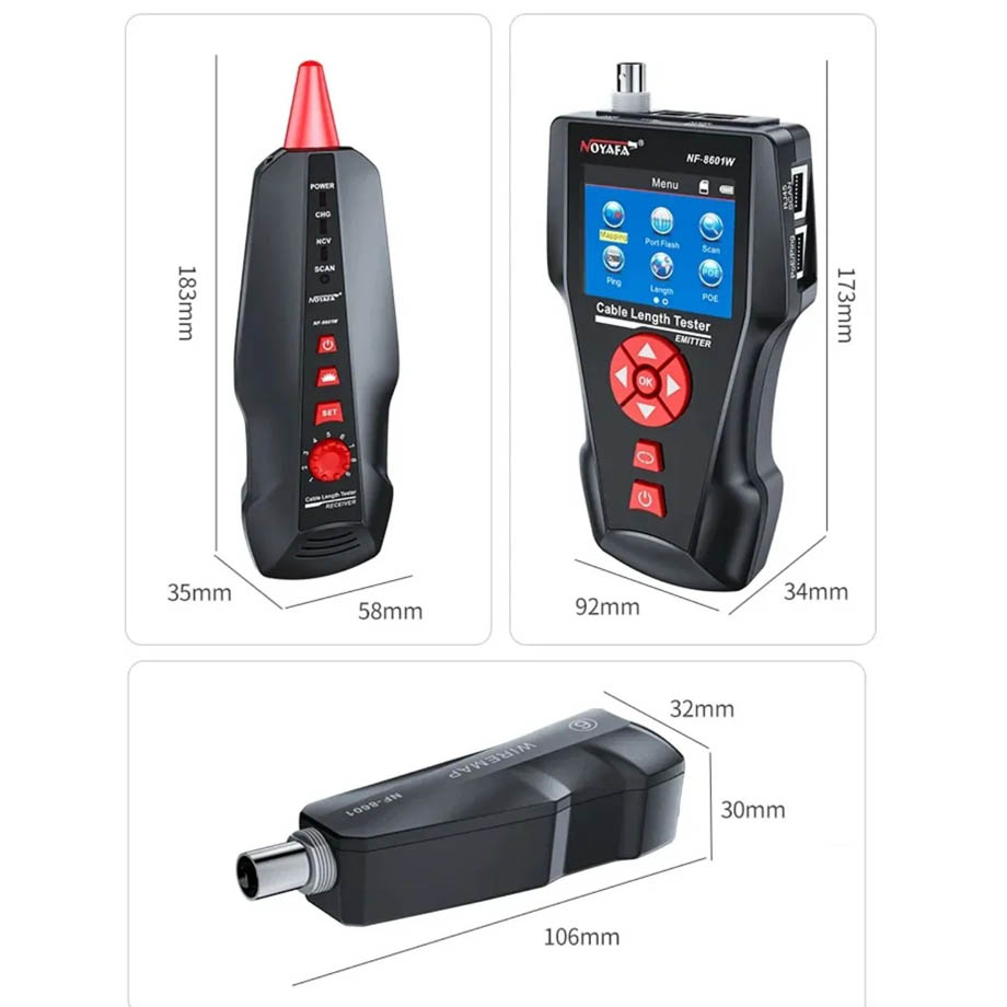 Аренда тестера кабельного многофункционального Noyafa NF-8601W в компании ГенПрокат