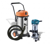 Прокат фрезера MAKITA RT0700C + пылесос  REDVERG RD-VC 9540 в компании ГенПрокат