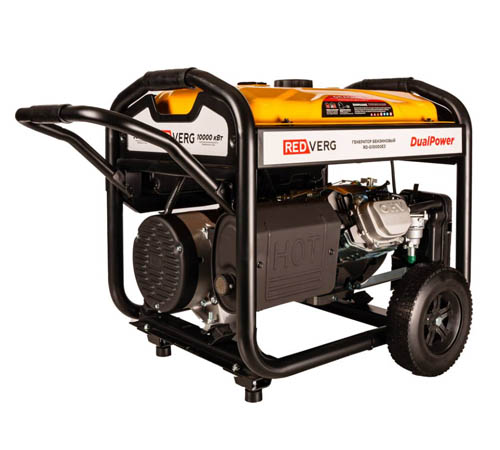 Аренда бензинового генератора RedVerg RD-G10000E3 в компании ГенПрокат