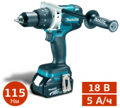 Аренда  аккумуляторной ударной дрели-шуруповерта Makita DHP481RTE в компании ГенПрокат