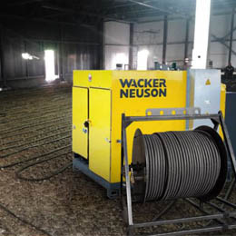 Прогрев грунта и бетона