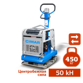 Виброплита реверсивная гидравлическая CIMAR CPC-405 (YANMAR L100) в компании ГенПрокат