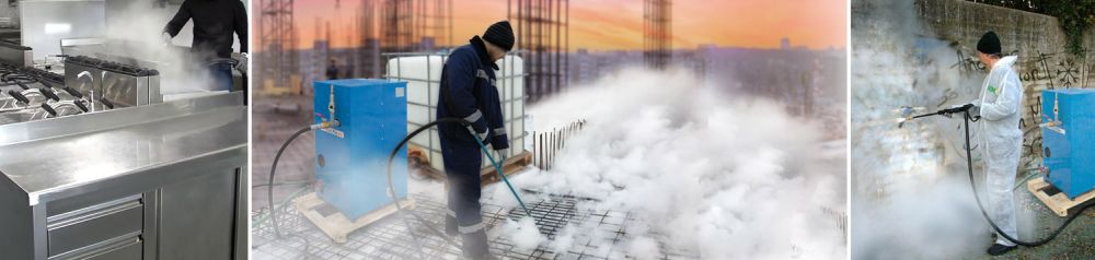 Аренда парогенераторов для удаления снега и наледи, сложных загрязнений