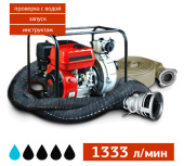 Аренда бензиновой мотопомпы WP80D в компании ГенПрокат