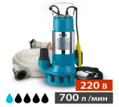 Аренда высокопроизводительного насоса погружного дренажного V42 в компании ГенПрокат