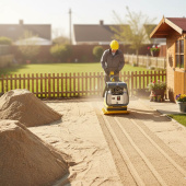 Аренда дизельной реверсивной виброплиты WACKER NEUSON DPU 6555 Hehap в компании ГенПрокат